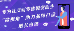 专为社交新零售裂变而生，“微视角”助力品牌打造增